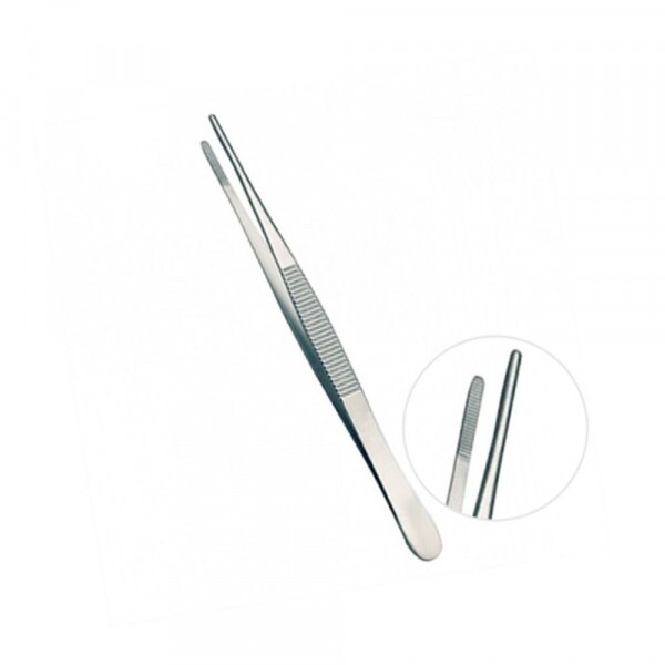 Pinça Anatômica 14cm - Instrumento Cirúrgico para Afastamento e Manipulação de Tecidos